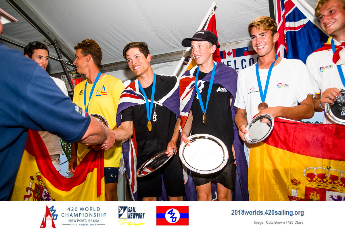 420 Open Podium Line-up at 2018 420 Worlds in Newport, USA