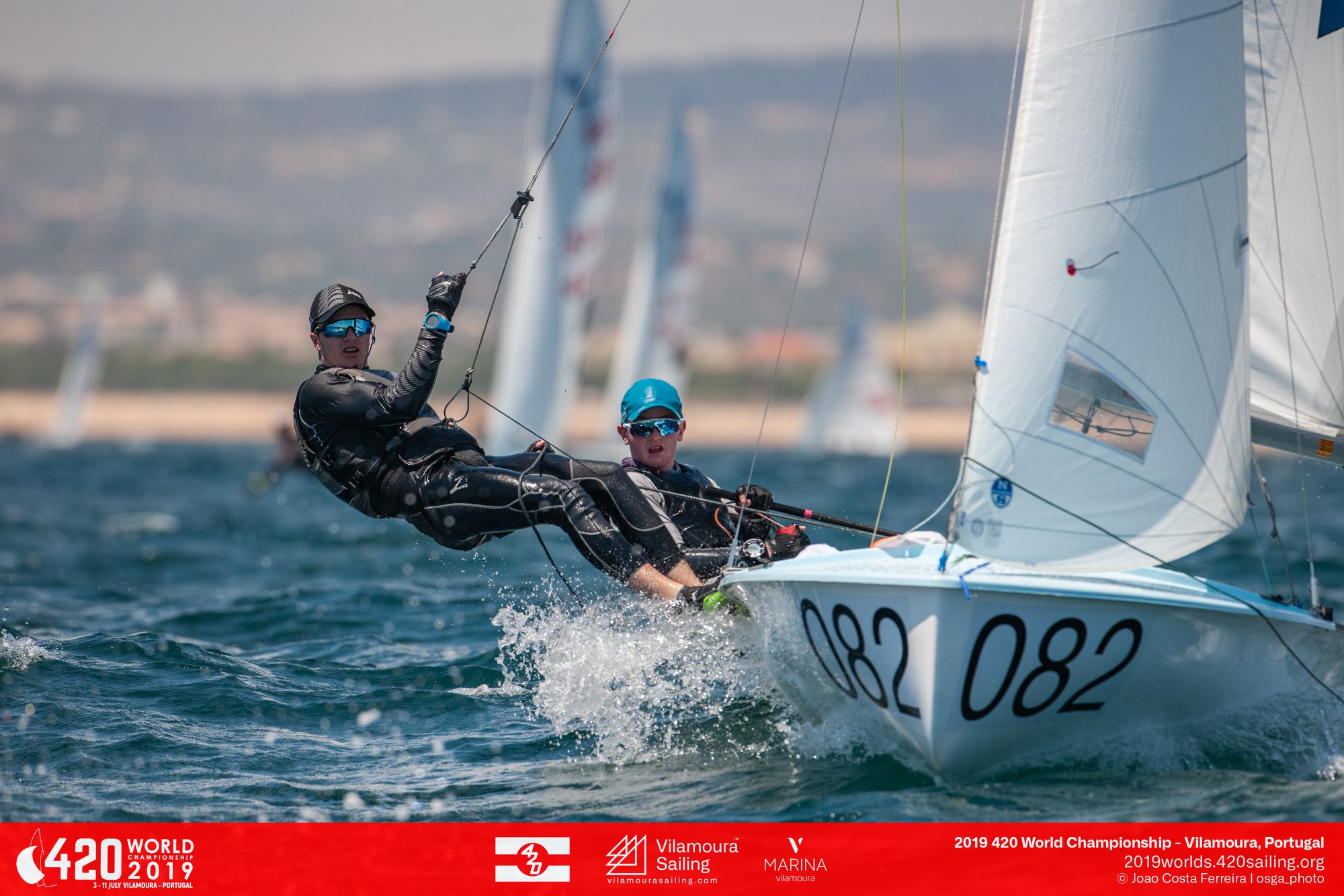 Mason MULCAHY/Andre VAN DAM (NZL) in 2nd overall in 420 Open